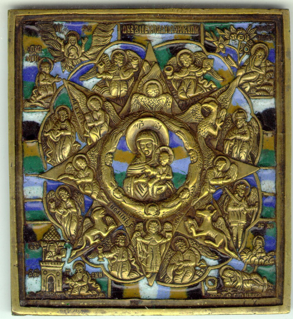 Икона Богоматери «Неопалимая Купина». 